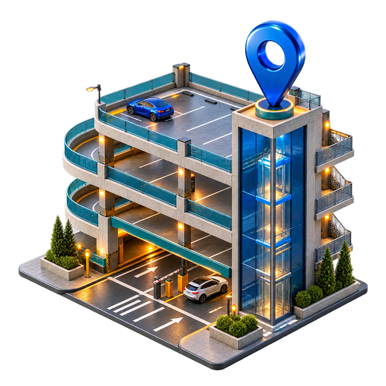 U.S. and Canada Parking Lots, Garages and Services Database
