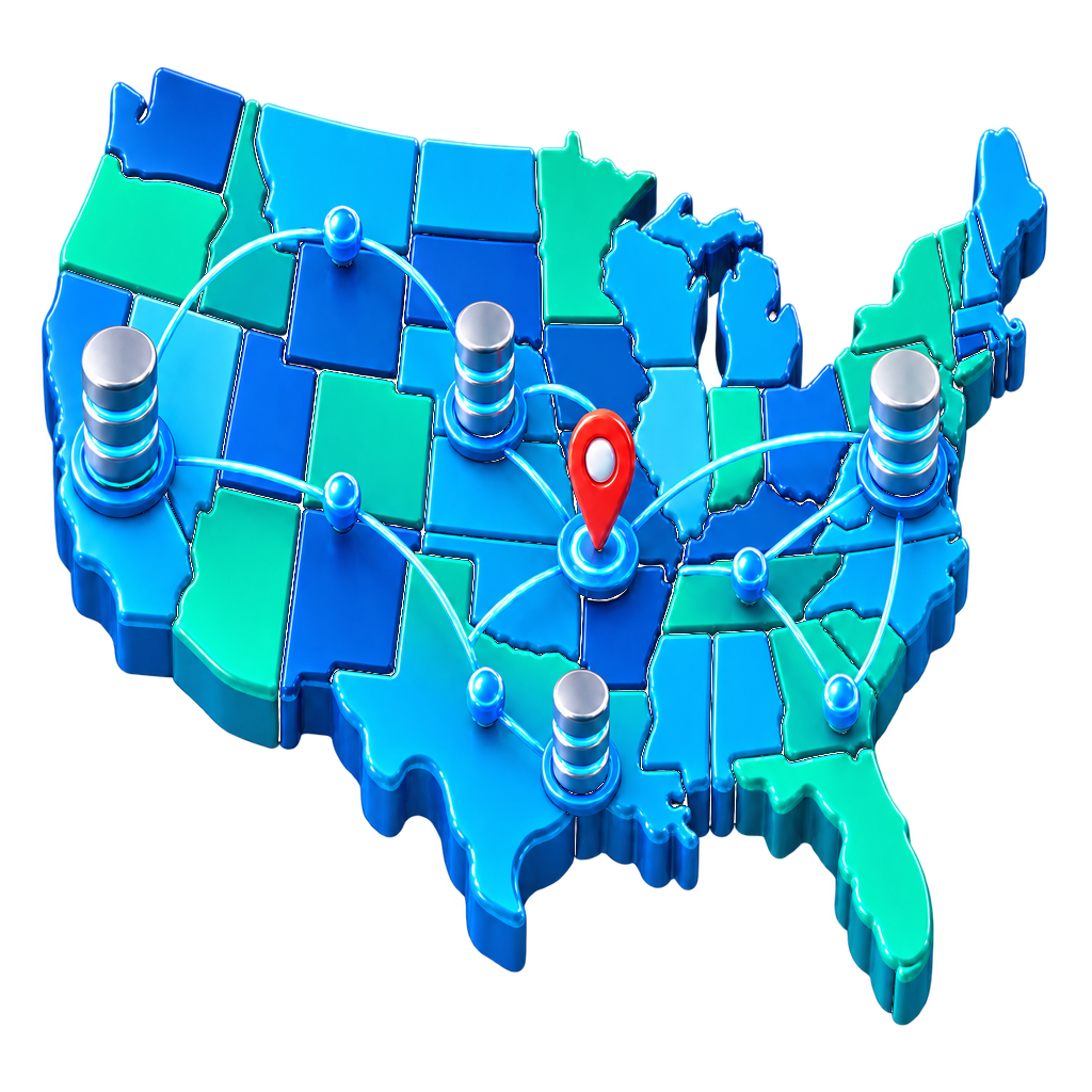 US State Abbreviations List catalog icon